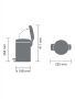 Brabantia, Pedal Bin NewIcon matt black - 3L